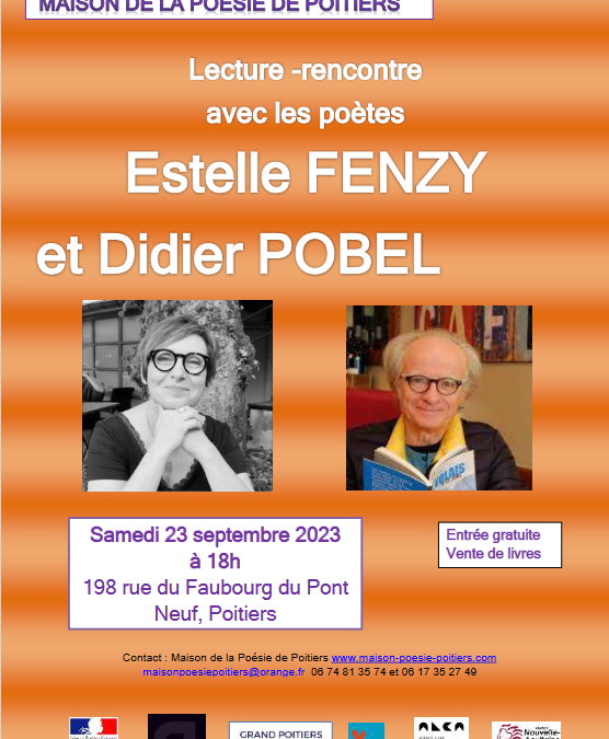 Lecture rencontre avec les poètes Estelle Fenzy et Didier Pobel