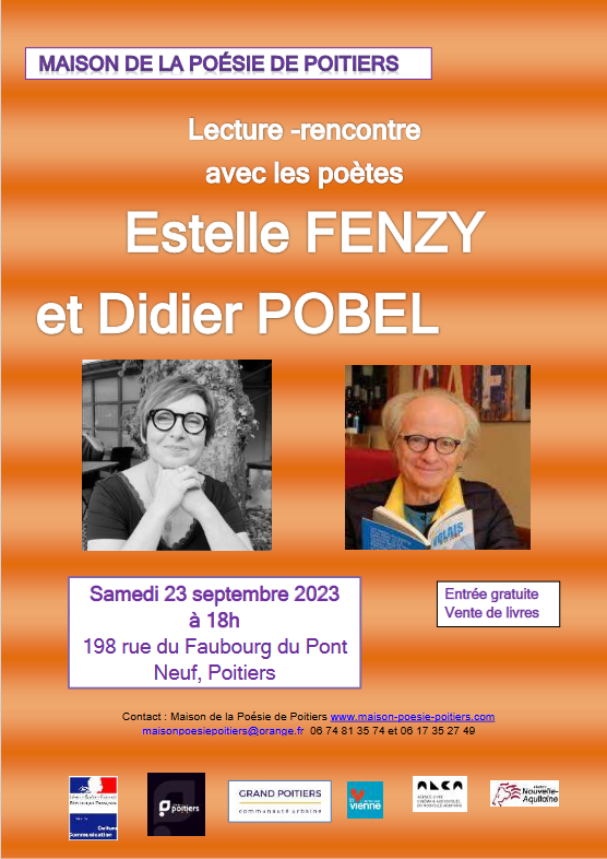 Lecture rencontre avec les poètes Estelle Fenzy et Didier Pobel